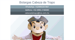 Desktop Screenshot of cabezadetrapo.com