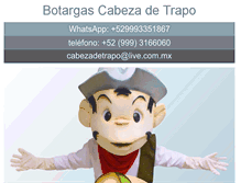 Tablet Screenshot of cabezadetrapo.com